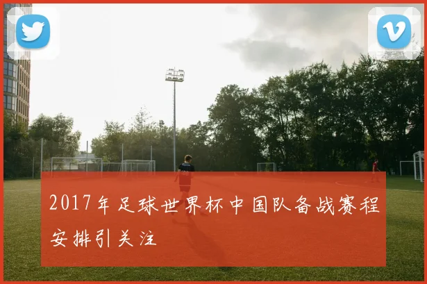 2017年足球世界杯中国队备战赛程安排引关注